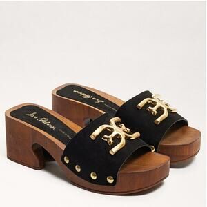 Sam Edelman Francina Wooden Block Mule Sandal Size 9